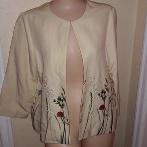 NWT VTG Laura Ashley Linen Jacket